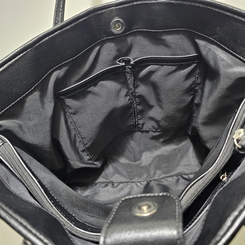 Nine West Black And Silver Patchwork Shoulder Bag - image 4